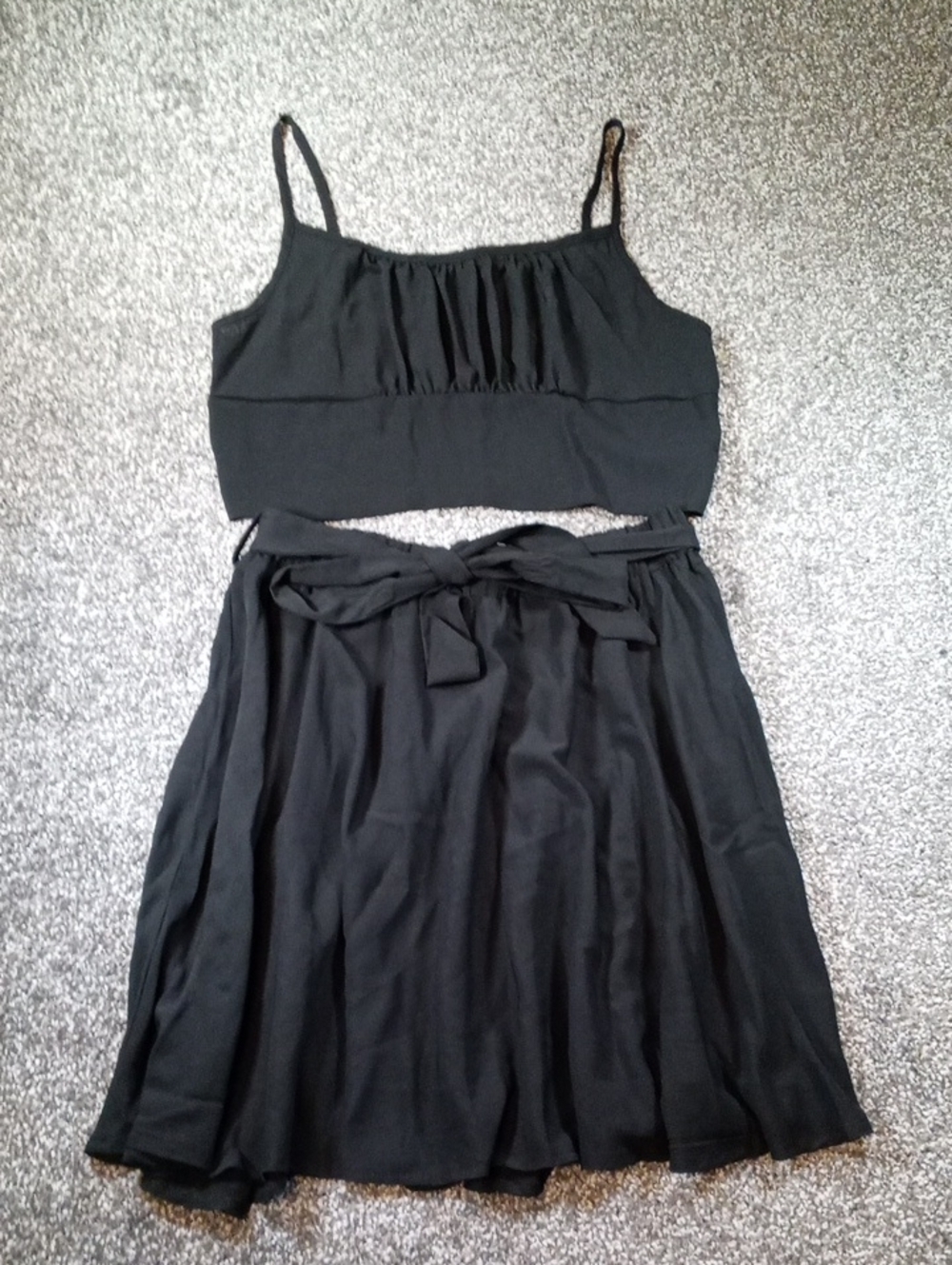 SHEIN Black Elastic Waist Skirt